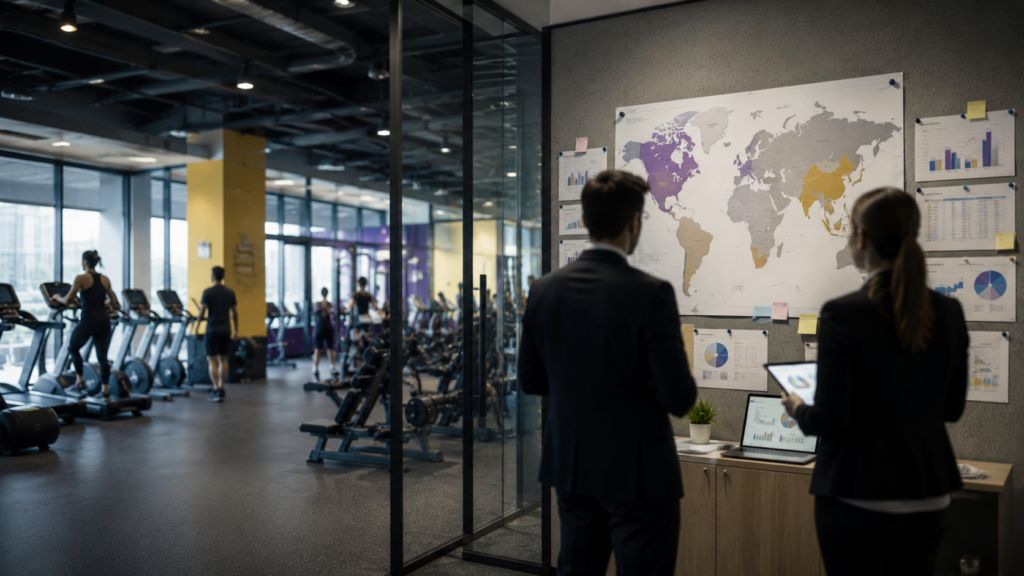 Representative image: Planet Fitness executives review global expansion plans as new CFO Sudhanshu Priyadarshi takes charge of international growth amid weaker membership sign-ups and pressure on franchise returns.