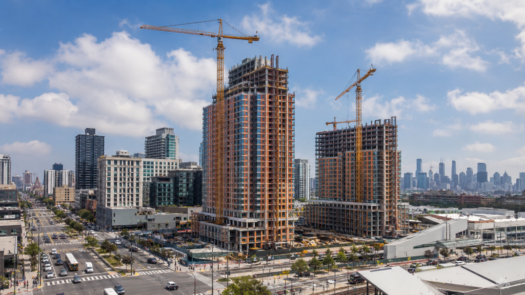 Representative image: A major mixed-use development rises in Jersey City as Walker & Dunlop arranges a $375 million construction loan for Nasser Freres’ 840-home JFK Boulevard project.