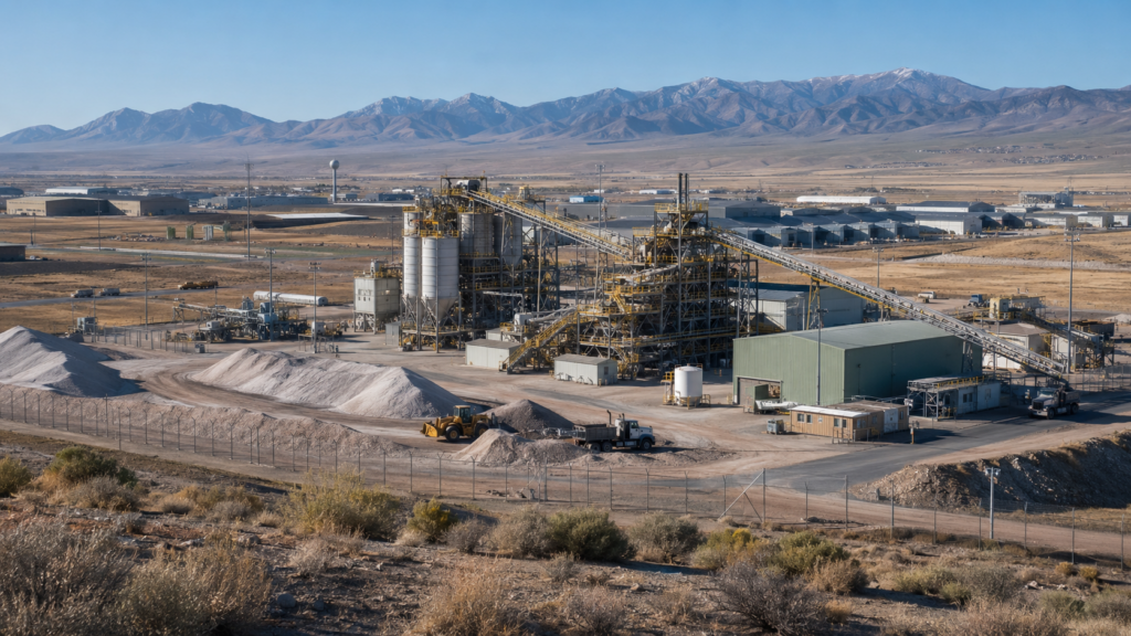 Ioneer Limited’s proposed boron processing facility at Tooele Army Depot in Utah could strengthen United States critical minerals supply chains and support the strategic development of the Rhyolite Ridge Lithium-Boron Project. Representative image.