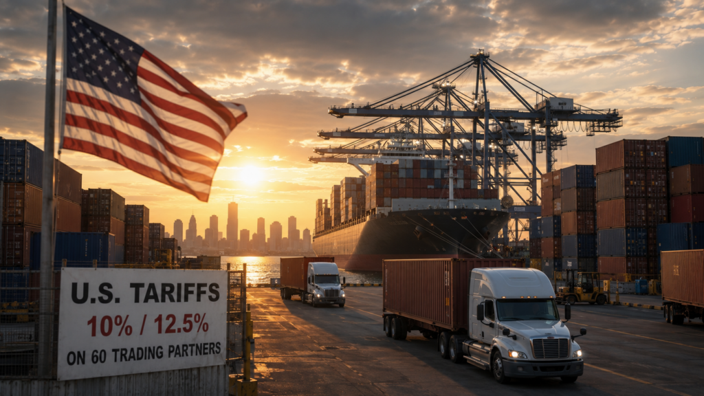 The new United States tariffs of 10% and 12.5% on imports from 60 trading partners extend a broad tariff floor while linking global market access to forced-labour enforcement. Representative image.
