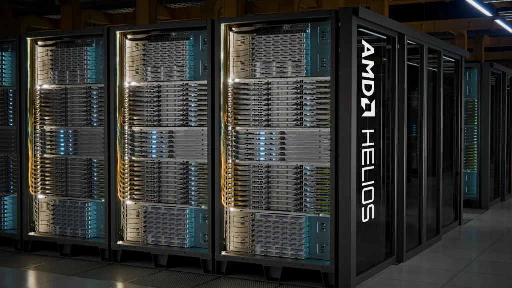 AMD unveils Helios AI infrastructure with 72 MI455X GPUs