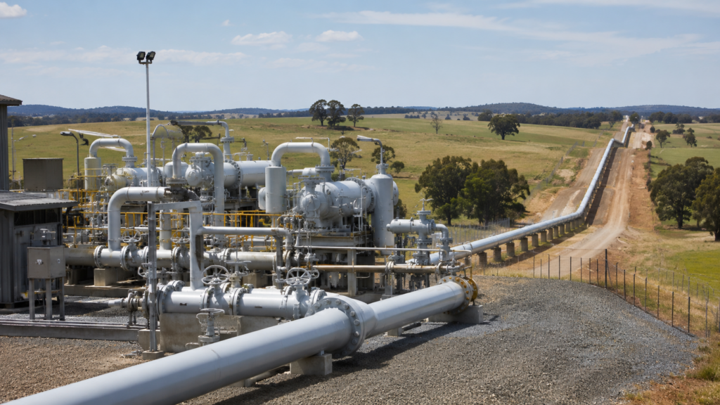 APA Group’s A$243.8 million South West Pipeline expansion is designed to strengthen Victoria’s gas transport capacity ahead of winter 2029 through new compressor infrastructure and regulated investment returns. Representative image.