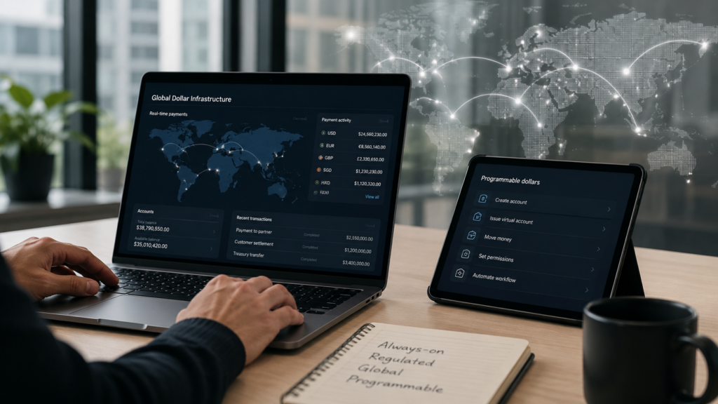 Augustus’ $180 million Series B funding and proposed U.S. national bank highlight its push to build regulated, always-on dollar payment infrastructure for global fintechs and financial institutions. Representative image.