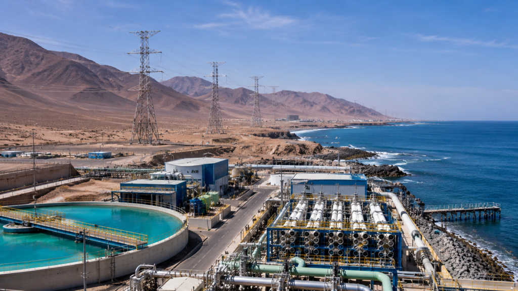 BHP explores a potential $2 billion sale of Chilean desalination and electricity transmission assets supporting its major copper operations. Representative image.