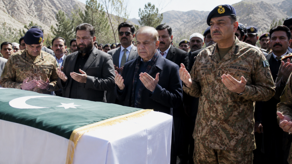 Representative image of Pakistan security officials during the Balochistan insurgent attacks response, as Prime Minister Shehbaz Sharif vows continued military and police operations after deadly violence in the province.