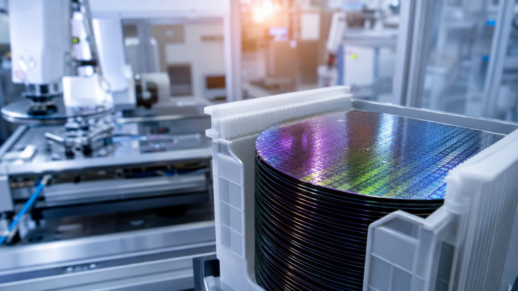 GlobalWafers and Micron Technology expand United States semiconductor supply capacity through a $500 million financing and 10-year silicon wafer agreement. Representative image.