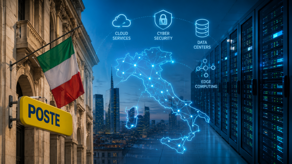 Poste Italiane’s proposed €13.5 billion Telecom Italia takeover could reshape Italy’s data centre, cloud, cybersecurity and sovereign AI infrastructure ambitions. Representative image.