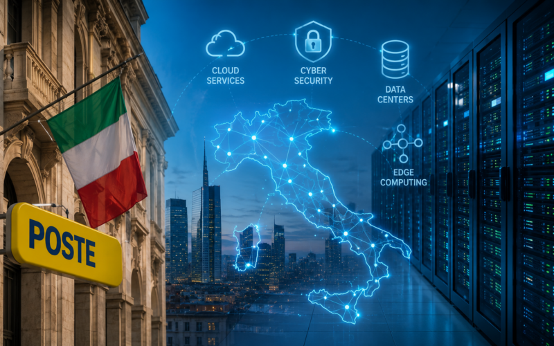 Poste Italiane’s proposed €13.5 billion Telecom Italia takeover could reshape Italy’s data centre, cloud, cybersecurity and sovereign AI infrastructure ambitions. Representative image.