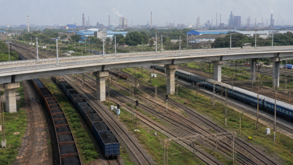 Indian Railways plans a ₹135 crore rail flyover at Bondamunda to separate freight and passenger traffic across the Rourkela industrial corridor in Odisha. Representative image.