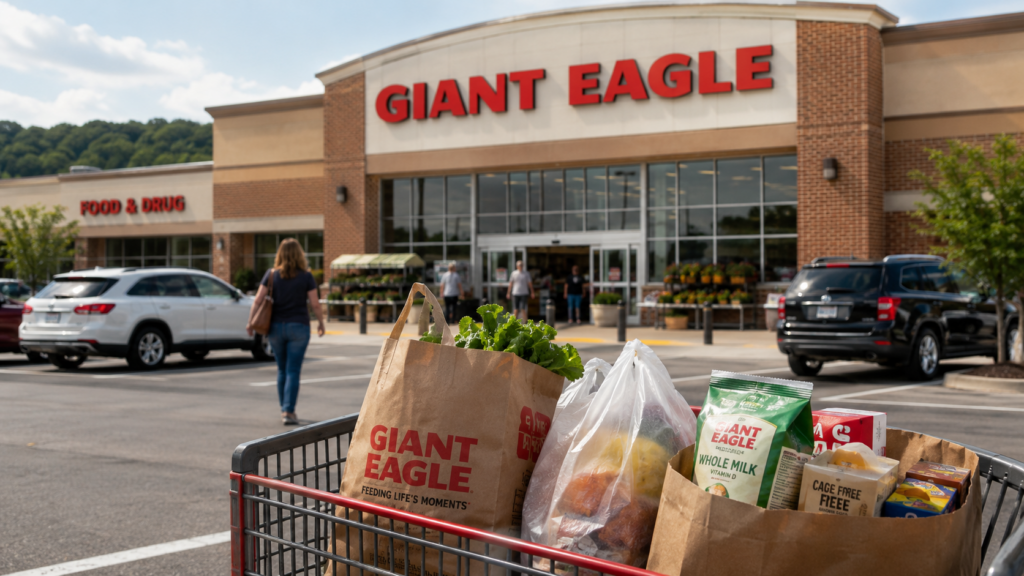 Representative image of a regional supermarket as The Kroger Co. moves to acquire Giant Eagle Inc. in a $1.65 billion grocery consolidation deal.