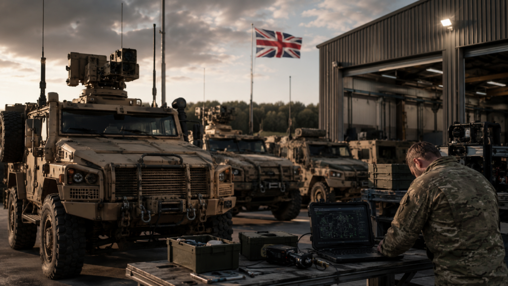 The United Kingdom Defence Investment Plan puts through-life support, testing, countermeasures and defence electronics at the centre of the long-term British Army land mobility opportunity. Representative image.