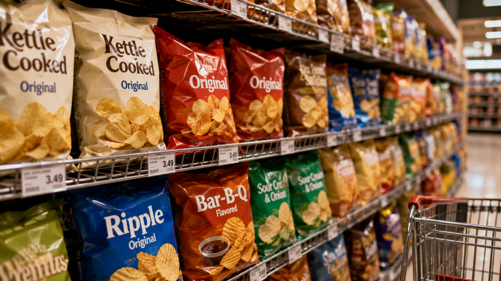 Utz Brands’ $2.9 billion take-private deal with Intersnack Group values the snack maker at $14.25 per share, raising questions over whether public investors are exiting at a cyclical low. Representative image.