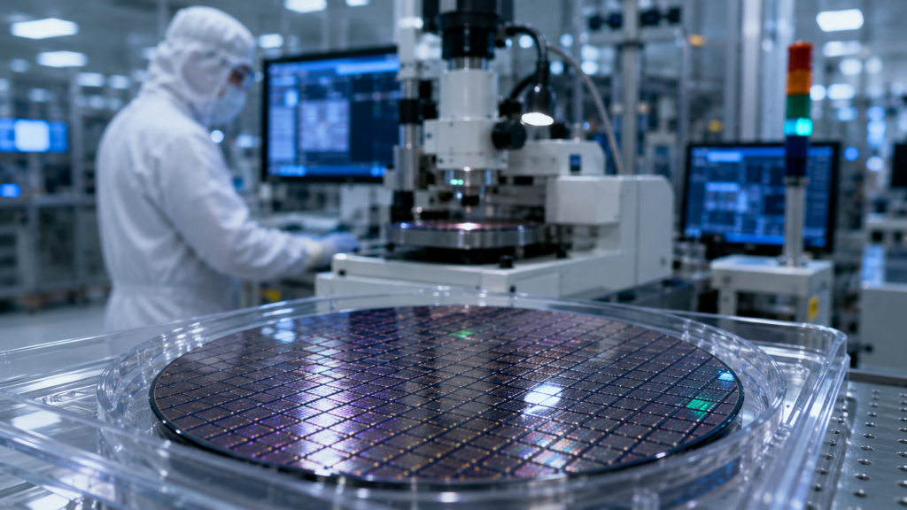 IonQ’s $1.8 billion acquisition of SkyWater Technology gives the quantum computing company control of a Pentagon-accredited semiconductor foundry, while raising fresh questions over capital intensity, integration risk and persistent losses. Representative image.