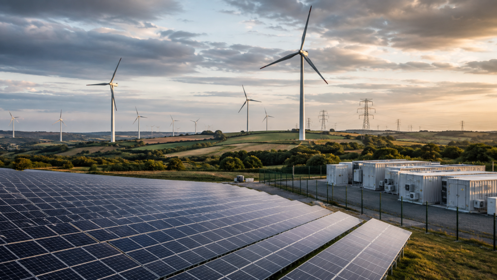KKR will acquire a 50% interest in TotalEnergies’ €1.8 billion European wind and solar portfolio spanning Germany, Spain, France and Poland. Representative image.