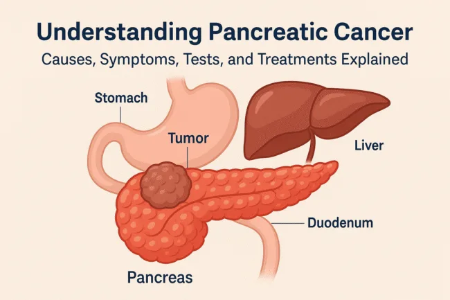 Understanding pancreatic cancer causes, symptoms, tests, and treatments explained