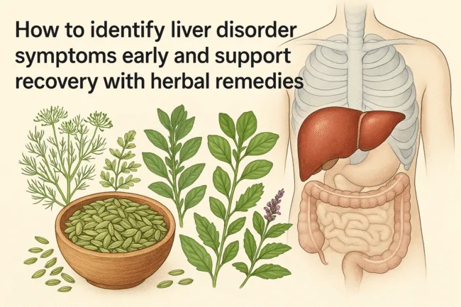 How to identify liver disorder symptoms early and support recovery with herbal remedies