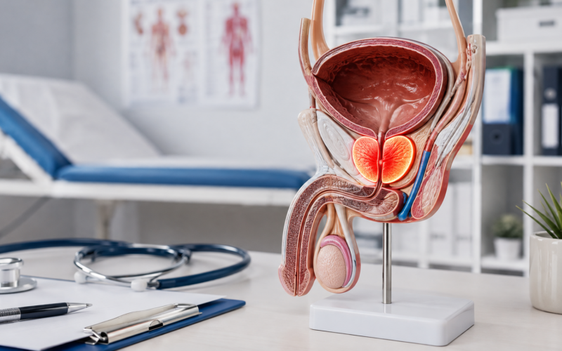 Prostatitis can cause prostate inflammation, urinary problems and pelvic pain, with treatment depending on whether bacterial infection or chronic pelvic pain is involved. Representative image.
