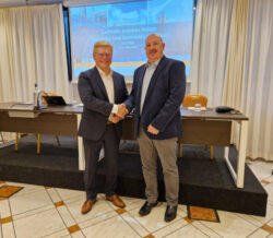 Cadmatic acquires Italian software firm Computer Line Associates- Jukka Rantala (l) and Gian Mario Tagliarett.