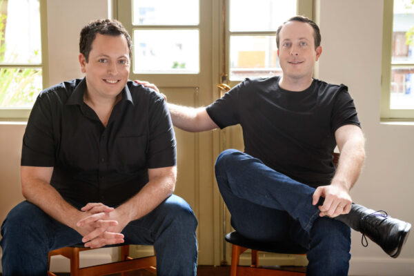 Michael Gabay (l) and Daniel Gabay (r), the co-founders of Israeli computer vision company Trigo