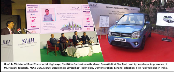 Maruti Suzuki introduces Wagon R Flex Fuel, India’s first mass segment flex fuel model car