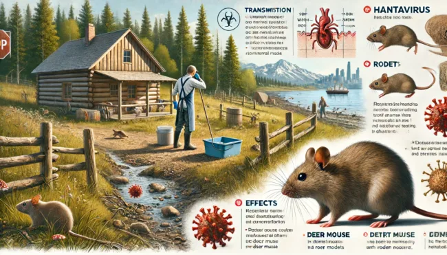 Explore the risks of Hantavirus, a serious disease spread by rodents.