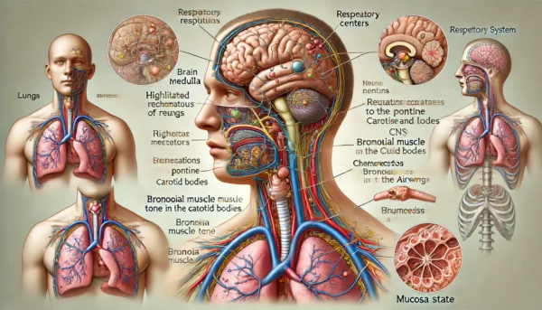 Insights into complex regulation of human respiration