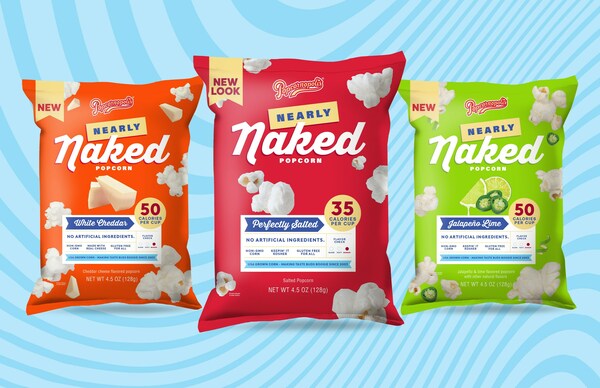 Popcornopolis adds White Cheddar and Jalapeño Lime flavors to Nearly Naked