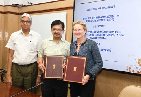 Indian Railways partners with USAID/India for clean energy and energy efficiency initiatives