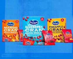 Agricultural cooperative Ocean Spray Cranberries introduces Snack Medley