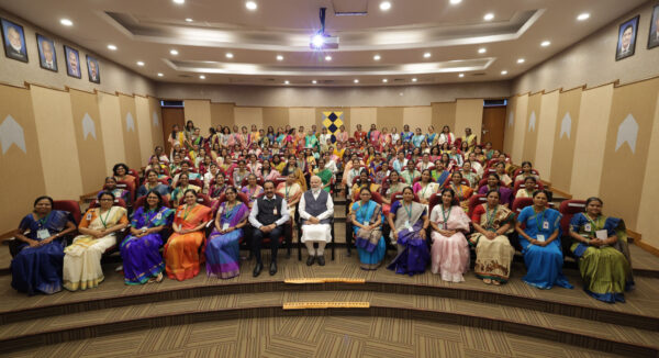 Narendra Modi visits ISRO scientists following Chandrayaan-3 success