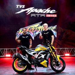 TVS Motor launches new flagship motorcycle Apache RTR 310