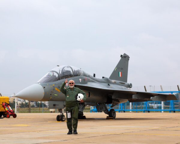 Narendra Modi Takes to the Skies in Tejas, Showcasing India's Aerospace Prowess