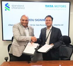 Standard Chartered Bank Supports Tata Motors EV Dealers with New Financial Solutions