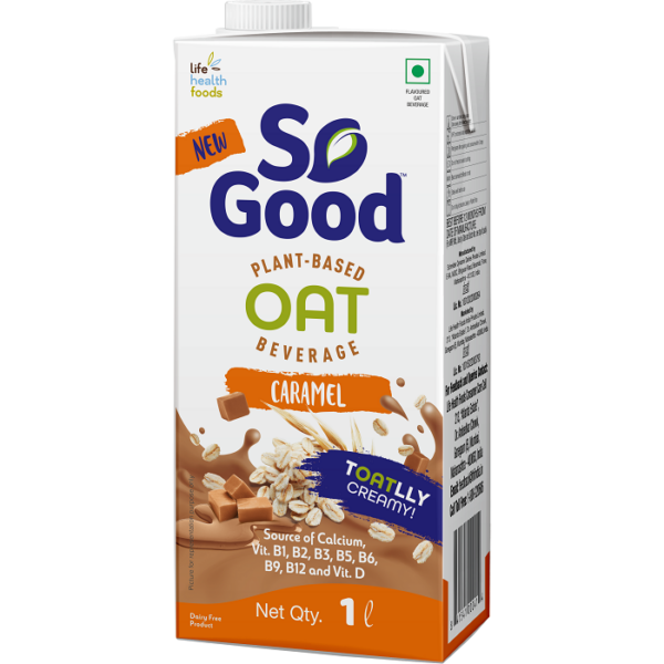 Discover the Richness of So Good Oat Caramel - A Dairy-Free, Nutritious Drink by Life Health Foods