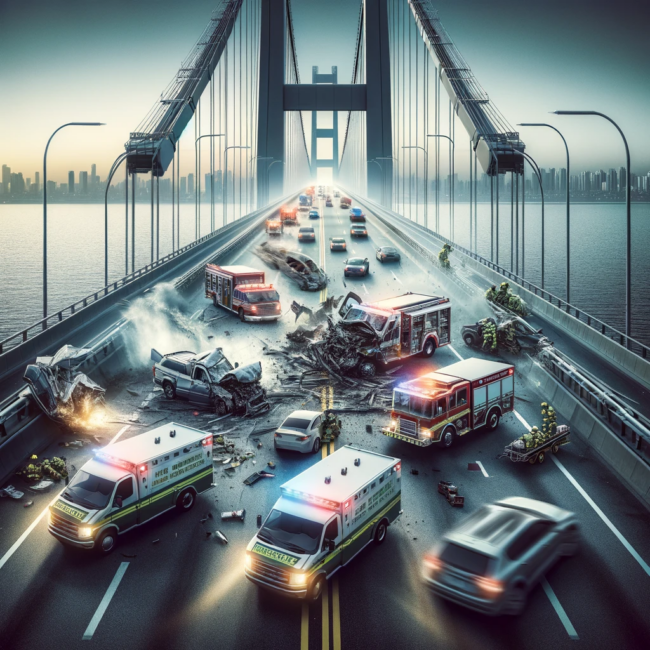 Horrific Multi-Vehicle Collision Paralyzes US-50 Bay Bridge, Injuries Escalate