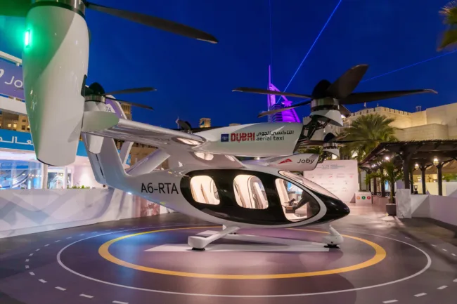 Joby Aviation Partners with Dubai’s RTA to Launch Air Taxi Services by 2025