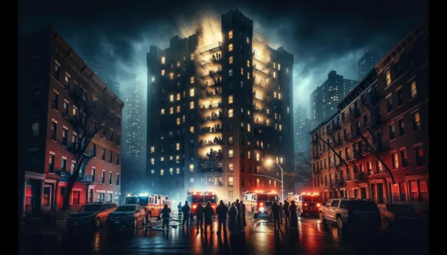 Shocking Blaze in New York: Indian Man Perishes, Residents Leap from Windows to Escape!