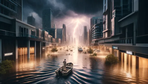 Shocking scenes: UAE turns into waterworld overnight – See how extreme weather is causing chaos!