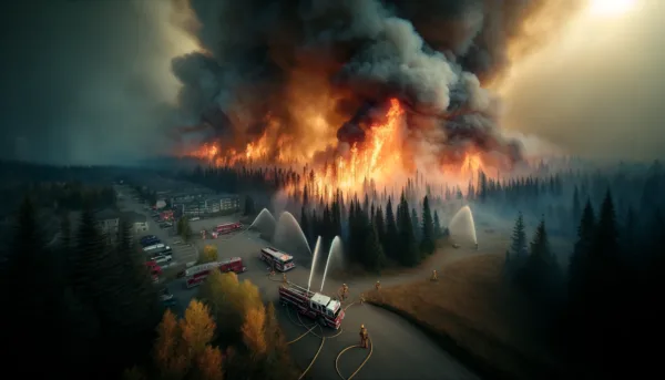 Fort McMurray wildfire: improved weather conditions aid firefighters, but threat remains