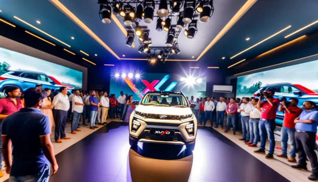 Mahindra & Mahindra Ltd.'s new XUV 3XO, which achieved a record 50,000 bookings in just an hour.