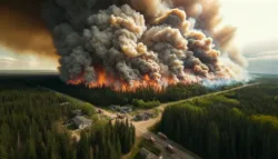 Over 6,600 evacuated as wildfire engulfs Fort McMurray, recalling the devastation of 2016.