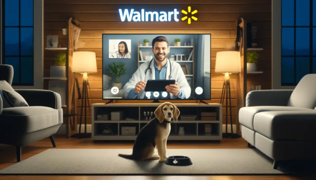 Walmart+ Enhances Member Services with Around-the-Clock Pet Telehealth Access