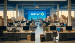 Walmart cuts hundreds of corporate jobs, mandates relocation for remote workers.