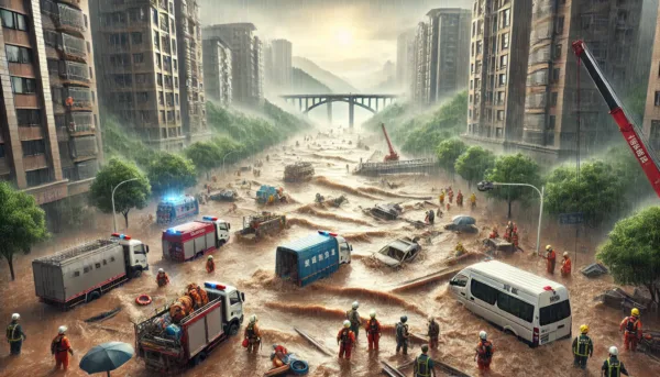 Breaking: Catastrophic floods wreak havoc in China, bridge collapse results in multiple fatalities