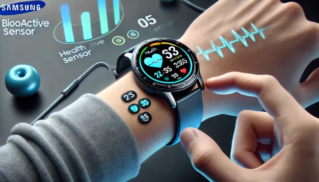 Explore the cutting-edge features of Samsung's new Galaxy Watch with advanced BioActive Sensor technology, designed for superior health tracking.