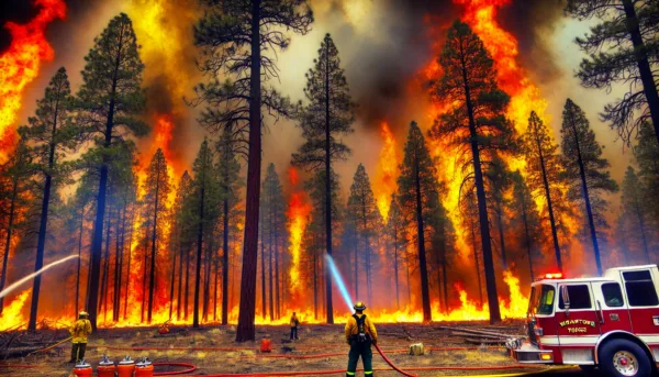 Apocalyptic blaze in New Jersey: Will Wharton State Forest survive the Tea Time Hill Wildfire?