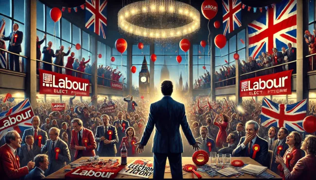 Labour Secures Landslide Victory in UK General Election, Keir Starmer Set to Become Prime Minister