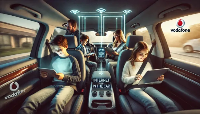 Vodafone's expanded Internet in the Car service now in 32 countries! Seamless in-car connectivity across Europe with no extra fees.