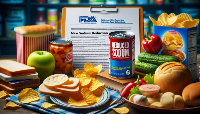 FDA’s Phase II sodium reduction targets aim to cut intake to 2,750 mg/day.