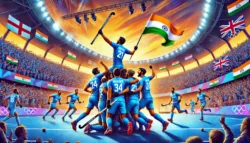 India’s men’s hockey team stunned Great Britain 4-2 in a shootout to reach the Paris 2024 semi-finals, with key performances from Harmanpreet Singh and PR Sreejesh.